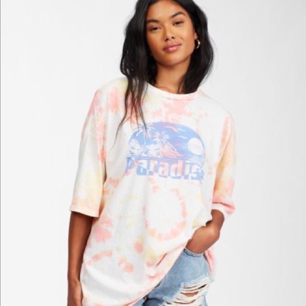 🔆BILLABONG🔆 SUN AND SEA SHORT SLEEVE TIE DYE - Picture 9 of 12